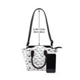 thumbnail image 4 of Lsque Cute Shark Pattern Leather Rivet Shoulder Bag – Elegant Genuine Leather & Microfiber PU Crossbody with Detachable Adjustable Strap, 4 of 5