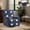 Blue, variant on Heat Massage Recliner Chair with Rocker & Swivel, Wall Hugger Small Recliner for Small Spaces, Manual Living Room Chair, Navy Blue, Ergonomic Design for Relaxation