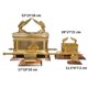 thumbnail image 3 of The Ark Of The Covenant Home Decoration Judaism Alloy Catholic Decor Religious Church Utensils Israel 4 Size Jesus Christ Gift, 3 of 5