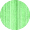thumbnail image 1 of Ahgly Company Indoor Round Abstract Green Contemporary Area Rugs, 3' Round, 1 of 1