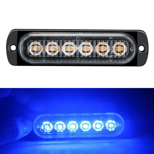 Yeacher 12-24V LED Strobe Warning Lights Warning Emergency Flashing Lights Caution Light Bar for Car