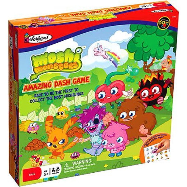 Colorforms Moshi Monsters Amazing Dash Game