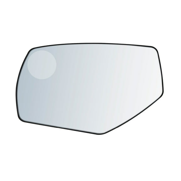 88283 - Fit System Driver Side Non-heated Mirror Glass w/ backing plate, Chevy Silverado/ GMC Sierra 1500 14-18, Silverado 2500, 3500, Sierra 2500, 3500 15-18, Blind Spot, (w/ Blind Spot)