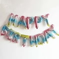 thumbnail image 3 of EeaseMX Globos degradados FELIZ CUMPLEAÑOS Globos del alfabeto Globos de látex Decoraciones para fiestas Suministros para fiestas, 3 of 7