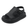 thumbnail image 4 of Sandalias para niños de verano para hombres de 1 a 5 años, sandalias de playa de cuero antideslizantes con suela suave para niños y bebés, 4 of 6