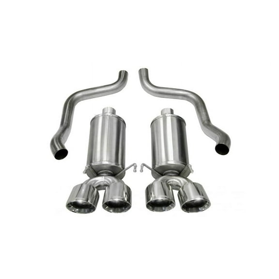 Corsa 09-13 Chevrolet Corvette C6 6.2L V8 Polished Xtreme Axle-Back Exhaust