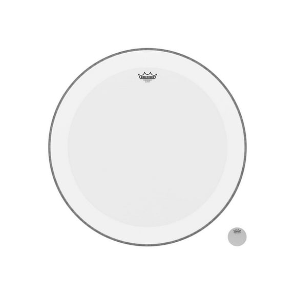 Remo Drum Heads 3701444 26 in. Dia. with Impact Patch Bass, Powerstroke 4 & Coated Drum Head