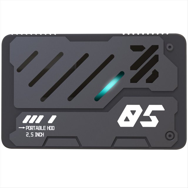 Disco Duro Externo Portátil Tipo C de 2,5 Pulgadas RGB, Disco Duro Portátil Tipo C de 2,5 Pulgadas, Disco de Expansión de Almacenamiento para PC y Portátil, 500 GB
