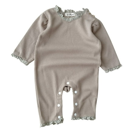 

nsendm Baby Boy Boutique Clothes Toddler Kids Child Infant Newborn Baby Boys Girls Long Big Boys Summer Clothes Coffee 6-12 Months