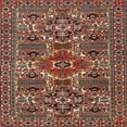 thumbnail image 1 of Ahgly Company Machine Washable Indoor Square Traditional Deep Red Area Rugs, 5' Square, 1 of 7