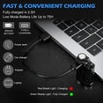 thumbnail image 5 of Rechargeable LED Keychain Flashlight 10 Light Modes 900 High Lumens IP65 EDC Flashlight with UV Side Light and Magnetic Back Base for Camping, Emergen, 5 of 5