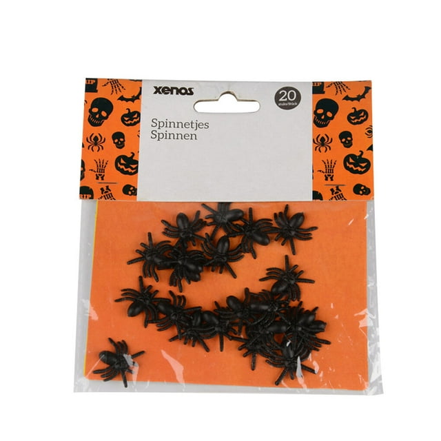 relayinert 20 Pcs Jouets en Plastique Réalistes Mini Insectes Factices Effrayants Décoration d'Halloween Accessoires de Fête S
