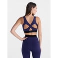 thumbnail image 4 of Avia Women's Flocked Banded Shine Sports Bra, Sizes XS-XXXL, 4 of 6