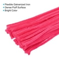 thumbnail image 4 of Uxcell 30CM/12Inch Pipe Cleaners, 300 Pack Flexible Chenille Stems for DIY Art Creative Crafts, Rose Red, 4 of 6