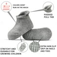 thumbnail image 2 of Non-Slip Toddler Socks 12 Pairs - Infant Baby Kids Grip Socks for Boys Girls, Anti-Skid Ankle for 0-7 Year Children, 2 of 5