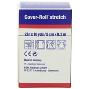 Cover-Roll Stretch Polyester Dressing Retention Tape with Liner White NonSterile 2 x 10 Yd 1 Ct