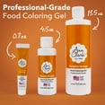 thumbnail image 2 of Ann Clark Pumpkin Orange Food Coloring Gel, Large 4.5 oz Professional Grade Made in USA, 2 of 8