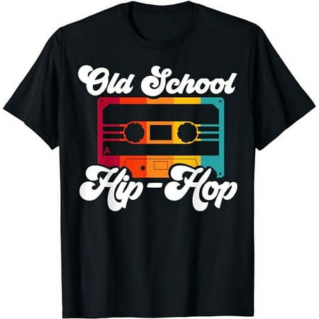 Retro Old School Hip Hop 80s 90s Mixtape Cassette Gift T-Shirt