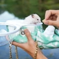 thumbnail image 6 of Hamster Carrier Bag Pet Sling Carrier Lightweight Rat Dwarf Hamsters Travel Case Portable Pouch for Small Pets, 6 of 7