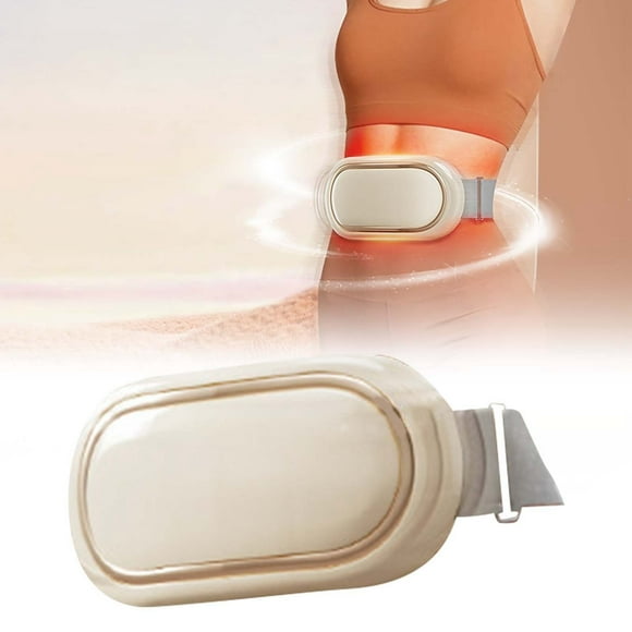 AYA Smart Vibration Belt with Heating USB Rechargeable Abdominal Massager for Toning Relaxation Hands Fat Workout
