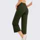 thumbnail image 4 of Pantalones de yoga cortos de cintura alta para mujer - Poliéster y spandex para uso diario y estilos de vida activos, 4 of 7