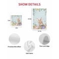 thumbnail image 7 of Easter Bunny Kitchen Dish Towels for Drying Dishes Set of 3, Colorful Easter Eggs Eucalyptus Teal Wooden Waffle Weave Microfiber Hand Tea Bathroom Towels Quick Dry & Absorbent Towel 15.7x23.6, 7 of 7