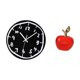 thumbnail image 5 of Reloj de pared,Reloj de pared silencioso y decorativo que no hace tictac,Estatua,Escultura de fruta artificial,estatua y artesanía,Colección de figuras de cerámica para decoración del hogar, 5 of 8