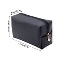 thumbnail image 2 of HOMEIORA Small Makeup Bag for Purse, Water-Resistant PU Vegan Leather Travel Cosmetic Pouch Portable Toiletry Bag for Women Daily Storage Organizer, 1 Pack, 2 of 7