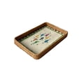 thumbnail image 1 of Rattan Shells Color Storage Tray, Decorative Woven Rattan Tray for Living Room and Dining Room, Multi-Purpose Kitchen and Dining Tray, Elegant Storage Tray for Home Décor, 1 of 5