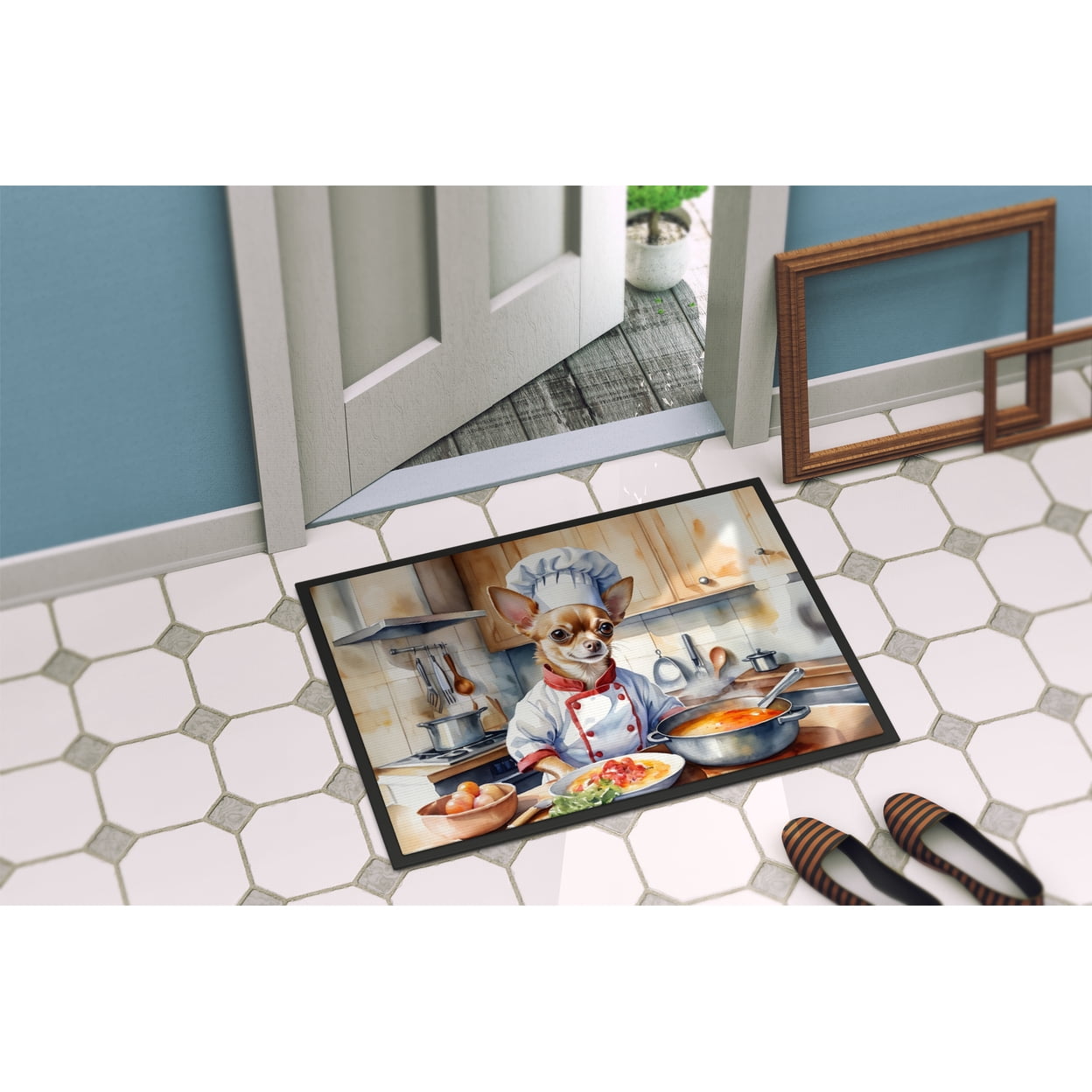 Chihuahua The Chef Doormat