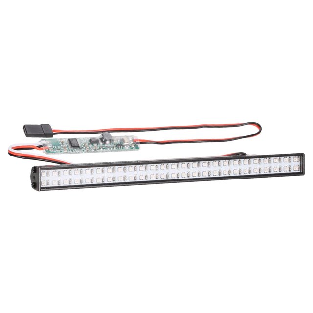 Lámpara de techo de barra de luz de doble para SCX axial para HSP 1/10 RC Para Sunnimix Luz del techo de RC Crawler