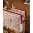 thumbnail image 6 of St. Patrick''s Day Clover Table Runner 13 x 90 inch Patricks Lucky Shamrock Truck Gnome Green Plaid Non-Slip Dresser Scarves for Home Decorations, Party, Dinner and Gatherings, 6 of 6