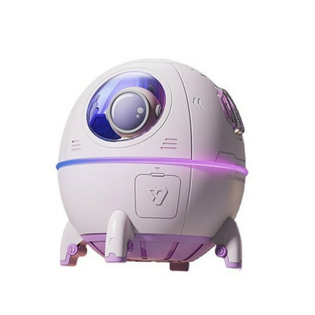 

Portable Mini Humidifier Cute Ultrasonic Aroma Essential Oil Diffuser for Bedroom Plants Travel Baby White Battery