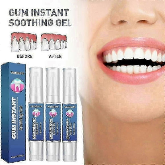 3Pcs DentiZen Gum Therapy Gel, Gum Instant Soothing Gels, for Sensitive Teeth Pen