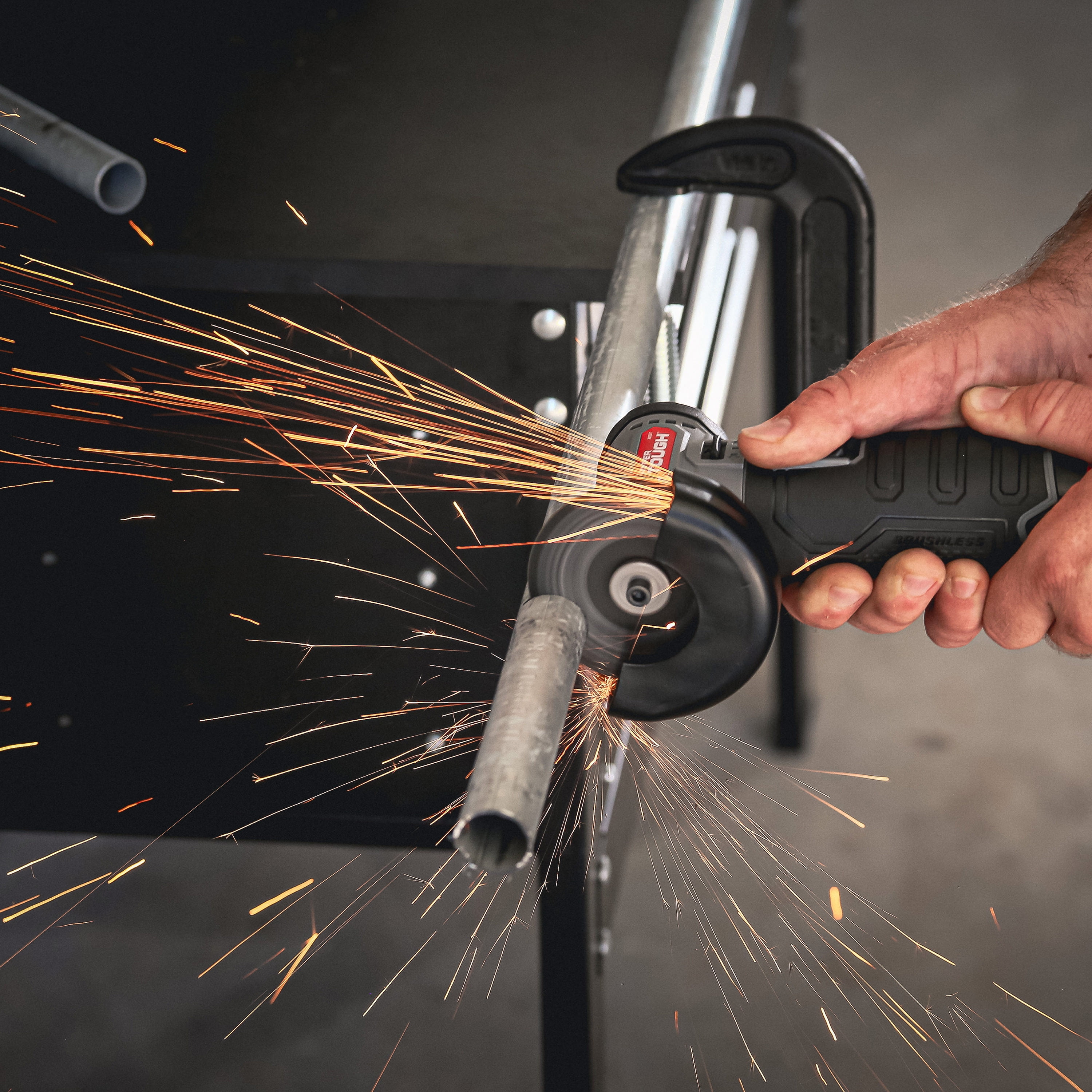Hyper Tough 12-Volt Cordless Rechargeable Cut off Grinder