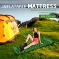thumbnail image 3 of Sleeping Pad with Pillow Ultralight, 77”*23.6”*2.4” Inflatable Camp Sleeping Mat for Adult, Green, 3 of 7