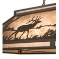 thumbnail image 3 of Meyda Tiffany 184266 Elk And Deer At Lake 9 Light 61" Wide Linear Pendant - Bronze, 3 of 7