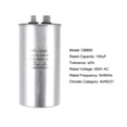 thumbnail image 2 of Uxcell 100uF 450V AC Aluminum Case with Terminal Round CBB65 Run Capacitor, 2 of 5