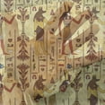 thumbnail image 3 of Egyptian Print Tulle Curtains with Rod Pocket, Characters and Hieroglyphs Retro Grunge Aged Paper Style Backdrop, Sheer Drape for Wedding Party 2 Panels, 7 Sizes, Multicolor, by Ambesonne, 3 of 3