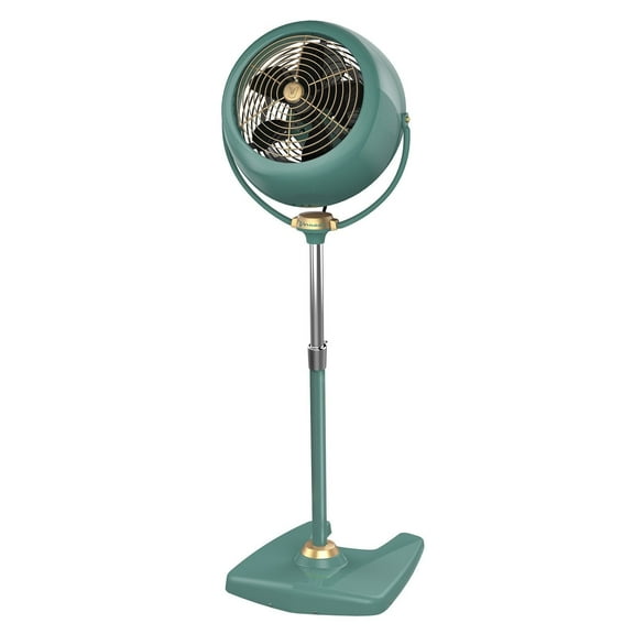 Vornado Vfan Senior Pedestal Vintage Air Circulator, 42" - 54.5" Tall, Green