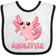 thumbnail image 3 of Inktastic Axolittle Cute Baby Axolotl Boys or Girls Baby Bib, 3 of 4