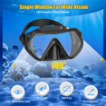 thumbnail image 2 of Snorkeling Gear MELUMILU Dry Snorkel Set 180° Panoramic View, 2 of 6