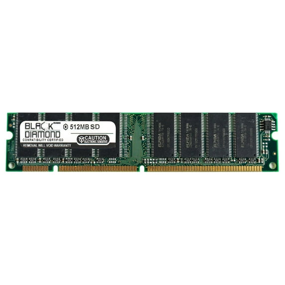 512MB RAM Memory for SuperMicro P4 Series P4SBA 164pin PC133 SDRAM DIMM 133MHz Black Diamond Memory Module Upgrade