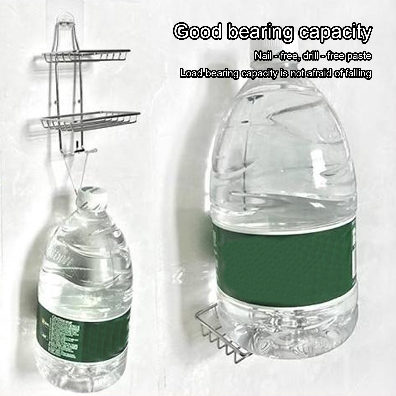 Cadorn Single - Layer Stainless Steel Soap Holder - Wall - Mounted, Drill - Free Bathroom Storage Rack for Soap