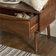 thumbnail image 3 of Atticus 68" Solid Wood Hall Tree With Drawer in Walnut, 3 of 12