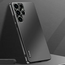 Case for Samsung Galaxy S24 Ultra 2024 New,Decase Ultra Slim Luxury Anti-Scratch Phone Shell Glossy Metal Camera Protection Cover Shockproof Bumper Case,for Galaxy S24 Ultra - Black