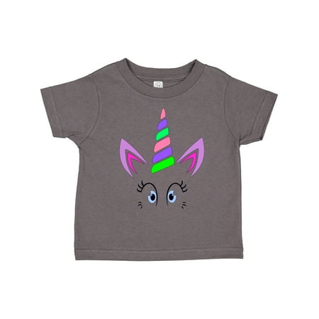 

Inktastic Unicorn Face with Eyelashes Gift Toddler Boy or Toddler Girl T-Shirt