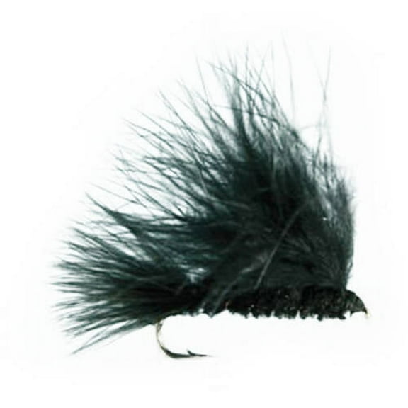 Jackson Cardinal Flies Black Leech
