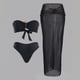 thumbnail image 4 of Trajes de baño para mujer Traje de baño de dos piezas de color liso de moda para mujer Trajes de baño para mujer Trajes de baño para mujer Trajes de baño de moda de playa para mujer, 4 of 4