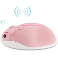 thumbnail image 4 of Ratón inalámbrico de 2,4 g, ratón silencioso para hámster portátil con receptor USB, ratón inalámbrico de 3 botones para PC, Mac, portátil, Notebook (rosa), 4 of 4